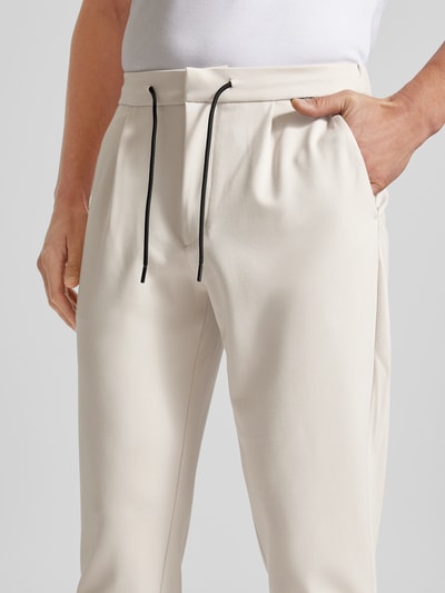 CK Calvin Klein Comfort fit sweatpants met labeldetail Zand - 3