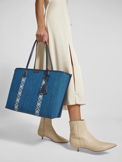 Tory Burch Shopper in Denim-Optik Jeansblau 1