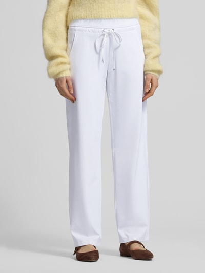 Raffaello Rossi Straight Leg Jogpants aus Hightech Jersey Modell 'CANDICE' Weiss 4
