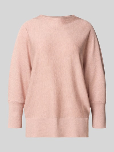 s.Oliver BLACK LABEL Relaxed fit pullover met turtleneck van viscosemix Rosé - 2
