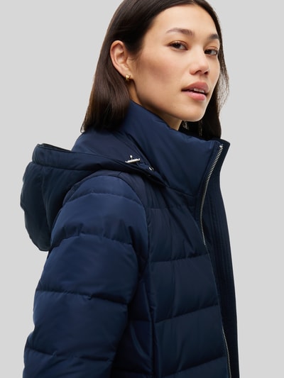 Tommy Hilfiger Steppmantel mit Teddyfell-Kapuze Modell 'TYRA' Marine 1