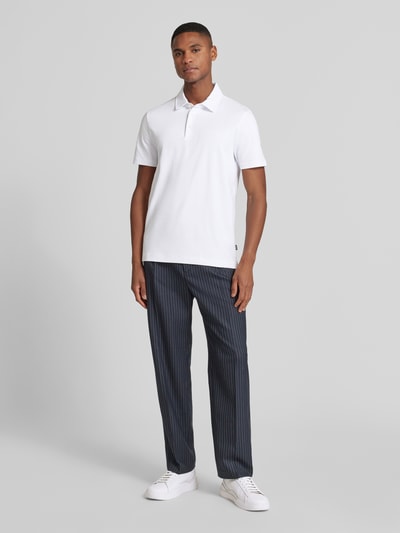 BOSS Poloshirt met merkopschrift Wit - 1