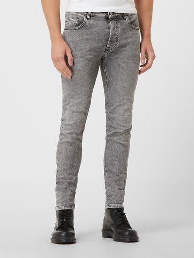 YOUNG POETS SOCIETY Slim Fit Jeans aus Denim Modell 'Morten' Mittelgrau 4