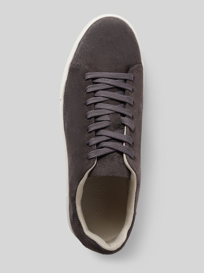 SELECTED HOMME Sneakersy niskie z naturalnej skóry bydlęcej nubukowej model ‘DAVID’ Antracytowy 3