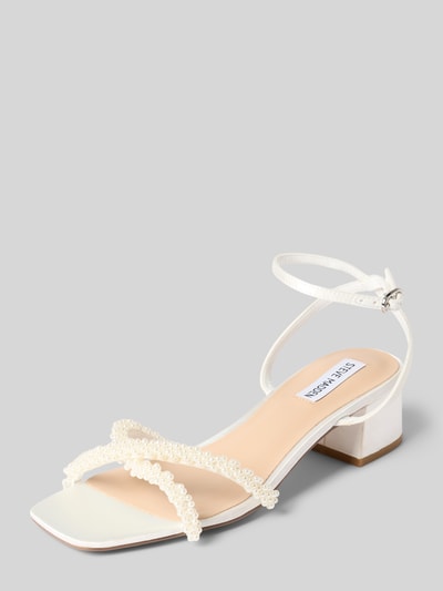 Steve Madden Sandaletten mit Dornschließe Modell 'ABBY' Offwhite 1