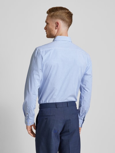 Jake*s Koszula biznesowa o kroju slim fit w paski Królewski niebieski 5