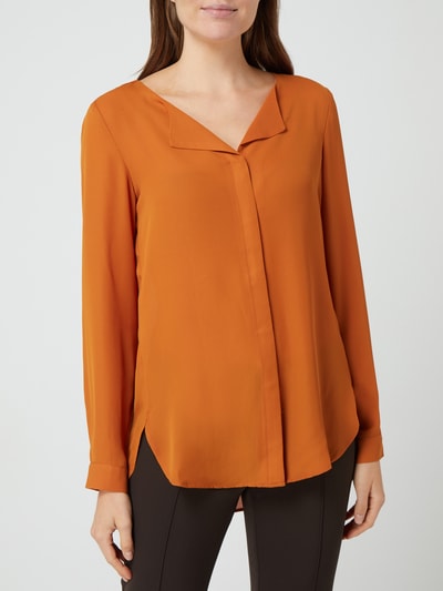 Vila Bluse aus Chiffon Modell 'Lucy' Dunkelorange 3