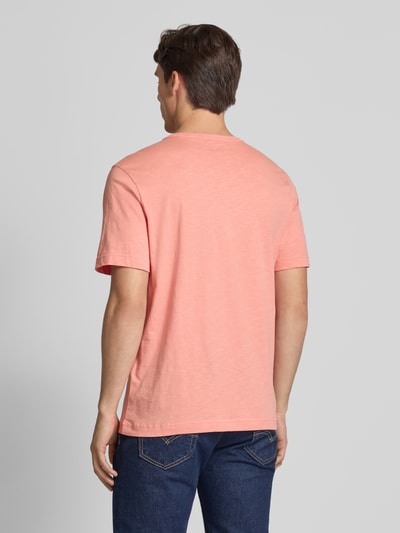 Tom Tailor Regular Fit T-Shirt aus reiner Baumwolle Rosa 5