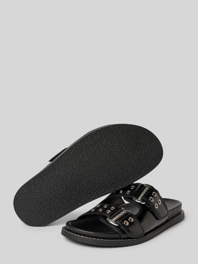 Steve Madden Slippers met sierstuds, model 'AGENT' Zwart - 4