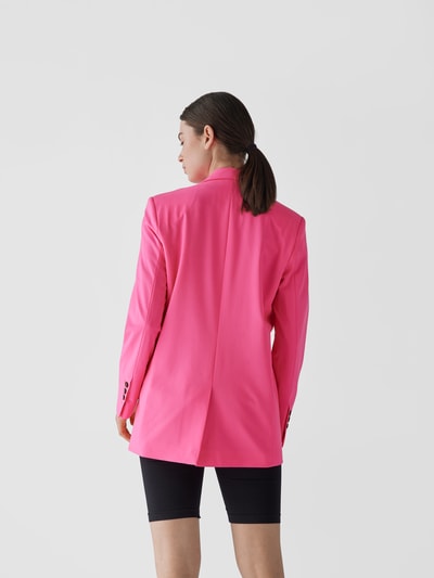 MSGM Blazer mit Reverskragen Fuchsia 5