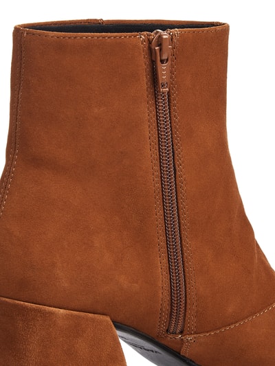 Vagabond Stiefelette aus Veloursleder Cognac 2