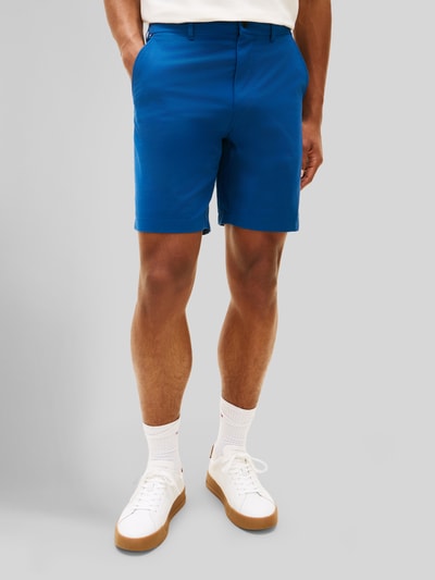 Tommy Hilfiger Regular Fit Chinoshorts mit Label Stitching Dunkelblau 4