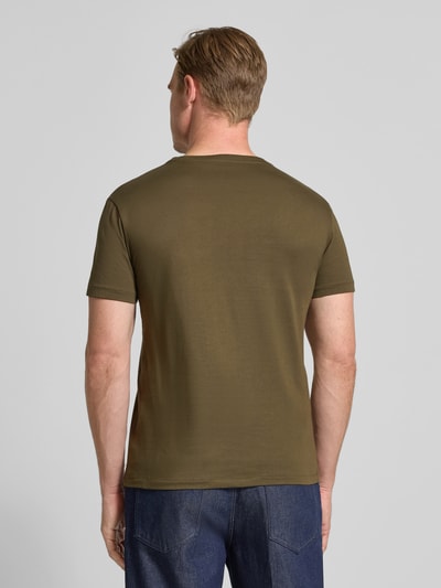 Polo Ralph Lauren Custom slim fit T-shirt met ronde hals Olijfgroen - 5