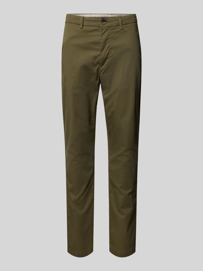 Tommy Hilfiger Slim fit chino van katoenmix Olijfgroen - 2