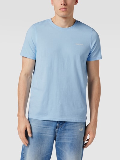 MCNEAL T-Shirt mit Label-Applikation Bleu Melange 4