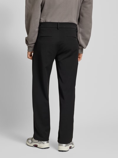EIGHTYFIVE Stoffhose mit Nahtreißverschlusstaschen Black 5