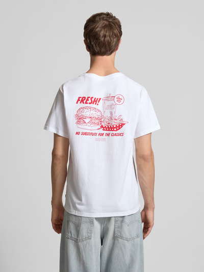 Levi's® T-shirt o kroju relaxed fit z czystej bawełny Biały 5