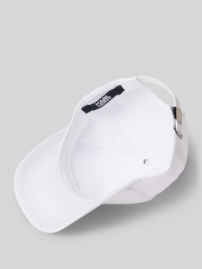 Karl Lagerfeld Basecap mit Label-Detail Weiss 2