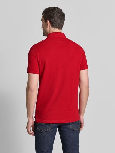 Tommy Hilfiger Koszulka polo o kroju regular fit z mieszanki bawełny Czerwony 5