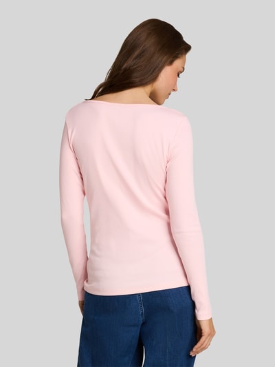 Tom Tailor Langarmshirt mit U-Boot-Ausschnitt Hellrosa 5