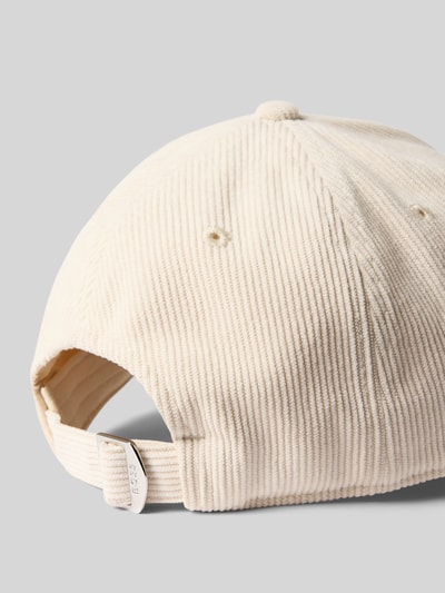 BOSS Cap mit Label-Stitching Modell 'Zed-CO' Offwhite 3