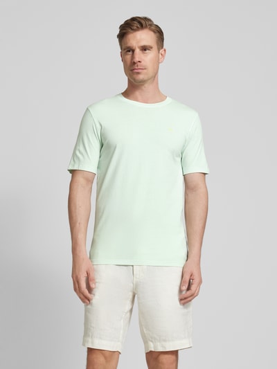 Scotch & Soda T-shirt z okrągłym dekoltem Miętowy 4