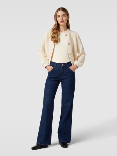 Weekend Max Mara Longsleeve mit Rundhalsausschnitt Modell 'MULTIE' Ecru 1