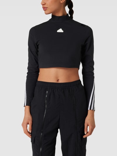 ADIDAS SPORTSWEAR Cropped Longsleeve mit Galonstreifen Black 4