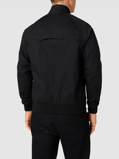BEN SHERMAN Jacke mit Label-Stitching Modell 'SIGNATURE HARRINGTON' Black 5