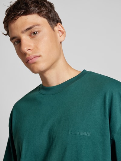 REVIEW Essentials oversized T-shirt  Flessengroen - 3