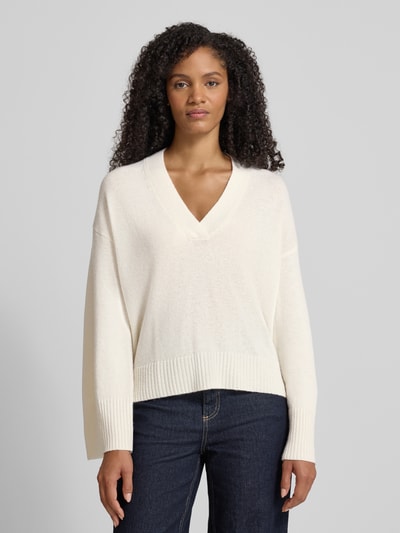 My Essential Wardrobe Gebreide pullover met kasjmier Offwhite - 4