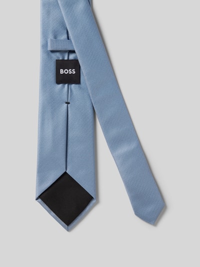 BOSS Krawatte mit Label-Detail Bleu 2