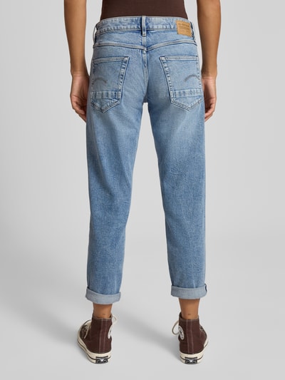 G-Star Raw Jeansy o kroju straight fit z naszywką z logo model ‘Kate’ Błękitny 5