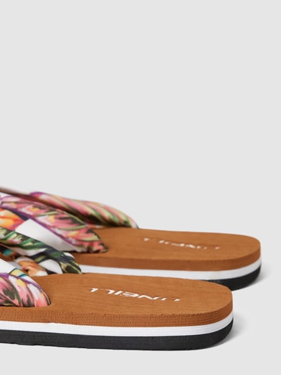 O'Neill Teenslippers met labeldetail, model 'DITSY SUN BLOOM™' Beige - 2
