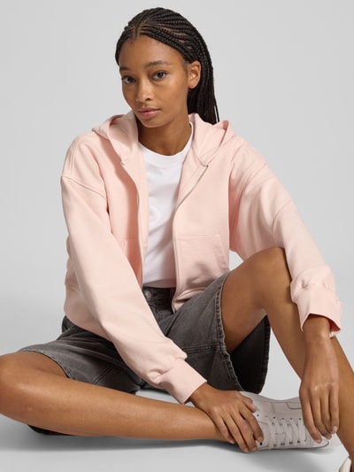 Calvin Klein Jeans Oversized Sweatjacke mit Kapuze Hellrosa 3