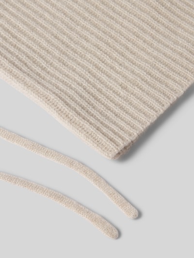 Seeberger Balaclava aus reinem Kaschmir in Strick-Optik Stein 2