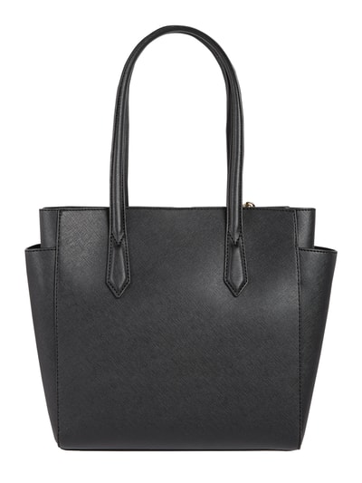 DKNY Torba shopper o fakturze skóry saffiano model ‘Gifting’ Czarny 6