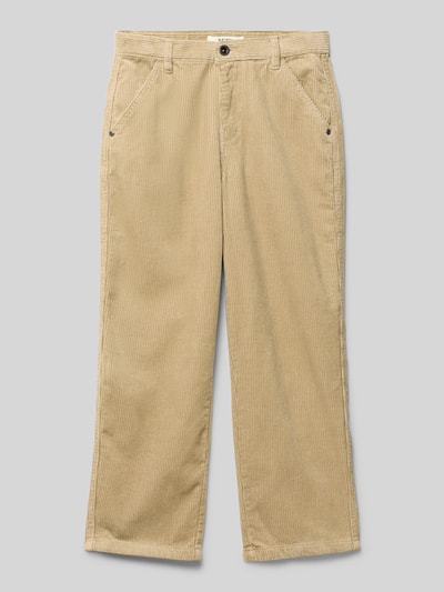 Garcia Ribcordbroek met Franse steekzakken Zand - 1