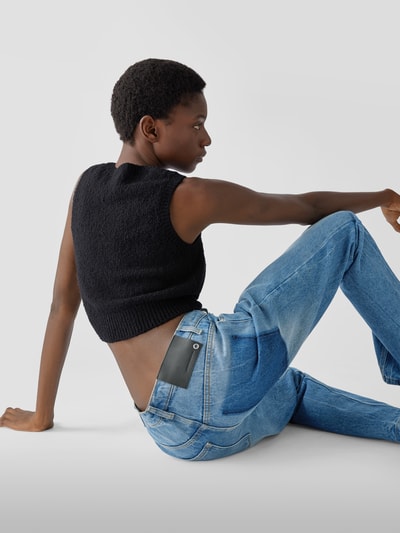Paco Rabanne Mid Rise Jeans im Relaxed Fit Hellblau 3