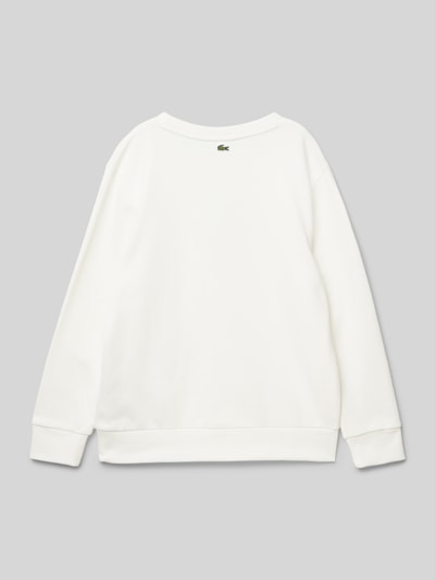 Lacoste Sweatshirt mit Label-Print Offwhite 3