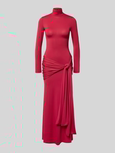 Bardot Slim Fit Abendkleid mit Rollkragen Modell 'Alix' Bordeaux 2