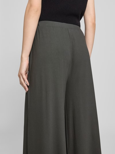 Marc O'Polo Denim Wide leg culotte van viscosemix Donkergroen - 3