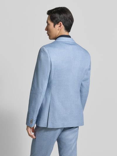 Zuitable slim fit 2-knoops colbert met klepzakken model 'Nick' Lichtblauw - 5