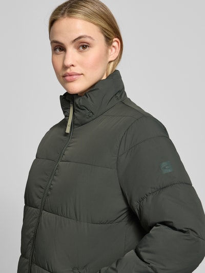 camel active Gewatteerde lange jas met steekzakken Groen - 3