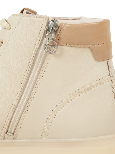 Tamaris High Top Sneaker aus Leder  Sand 2