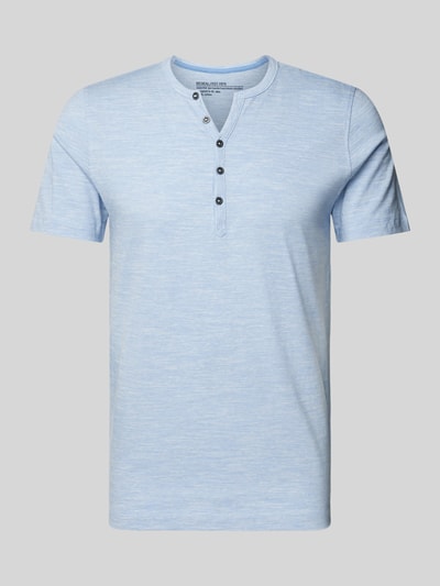 MCNEAL T-shirt z krótką listwą guzikową Lodowy błękitny 2