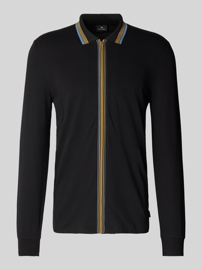 PAUL SMITH Regular Fit Cardigan mit Reißverschluss Black 2