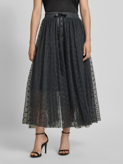 miss goodlife Maxirock mit elastischem Bund Anthrazit 4