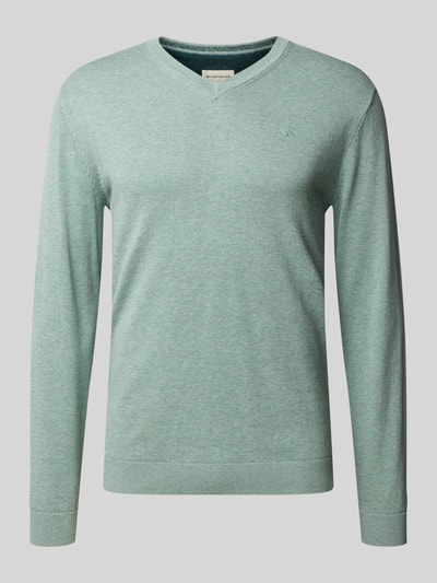 Tom Tailor Regular fit pullover van puur katoen  Mintgroen - 2