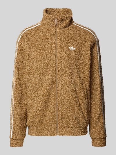 adidas Originals Sweatjacke mit Stehkragen Beige 2